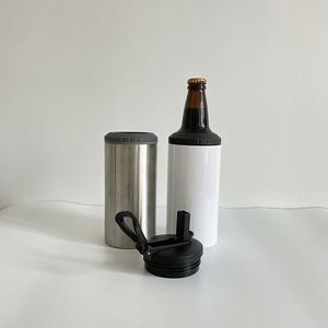 Enfriador de Botellas 4 en 1 para Viajes al Aire Libre, 12 oz, con Doble Tapa, para Sublimación - Product Image 4