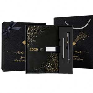 2025/2026 Schedule A5 Journal Notebooks with Magnetic Clip Wholesale Daily <b>Planner</b> Gift Sets for Christmas Easter New <b>Year</b> - Product Image 2