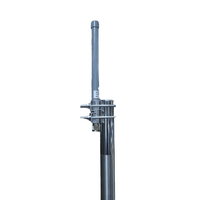 Antenne WiFi 4G LTE extérieure 698-2700 MHz (WiFi 2.4/5 GHz) pour routeur Starlink 3-18 dBi, fibre de verre verticale, 2 connecteurs femelles N