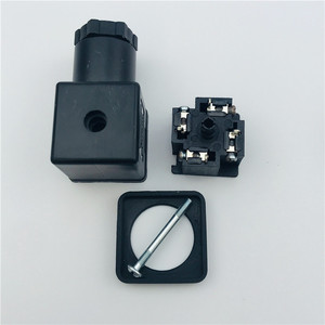 Connecteur de vanne solénoïde à impulsions hydrauliques DIN43650A avec indicateur LED et borne de câblage - Product Image 5