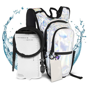 Nhà máy ngoài trời Hydration vest thể thao nước bàng quang Ba lô Laser Holographic Hydration Gói chống nước Tính năng - Product Image 1
