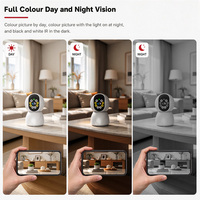 Kamera WiFi 720P Tersedia, Sudut Lebar 360 Derajat, Video Berwarna, Perangkat Keamanan Dalam Ruangan, Pelacakan Gerakan, Penglihatan Malam, Audio Dua Arah