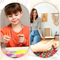 Kit de tissage en bois 18 pièces pour débutants, métier à tisser à encoches, outils de tissage de paniers pour enfants et adultes, pour la crochet, le tricot et la couture