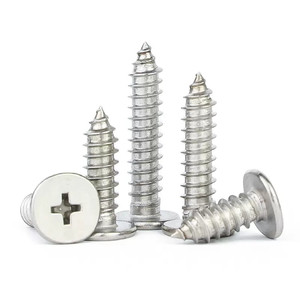 Vis autotaraudeuses ultra-minces à tête plate en acier inoxydable 304 M1.2 M1.4 M1.6 M2 M2.5, vis miniatures à profil bas - Product Image 2
