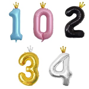 Globo de Número Corona de 40 Pulgadas, de Helio, Rosa, Negro, Azul, del 0 al 9, Gigante, <span class=keywords><strong>para</strong></span> Decoración de Fiestas de Cumpleaños Infantiles, Venta al Por Mayor - Product Image 2