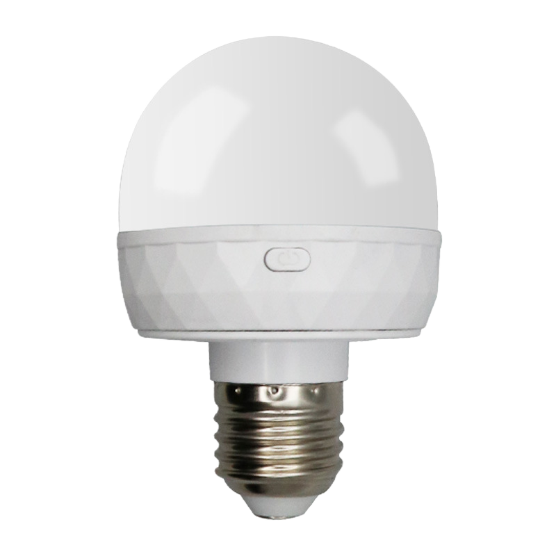 RUEA RD-01 Rechargeable Smart Remote Control Adjustable Color Temperature 6000K Daylight Dimmable LED Light Bulb Ra70-80 180lm