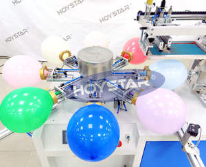 1สี4ด้านผ้าไหมหน้าจอเครื่องพิมพ์น้ำยางบอลลูนสติกเกอร์เครื่องการพิมพ์สำหรับขาย - Product Image 5