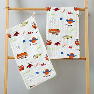 Toalla Facial de Algodón para Bebé de 6 Capas, 50x25cm, Fácil de Limpiar, Paño para Eructos, Pañuelo Largo, Gasa Cuadrada Tejida para el Hogar y el Baño - Product Image 6