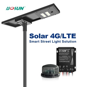Bosun Chất lượng cao chiếu sáng thông minh năng lượng mặt trời ánh sáng đường phố điều khiển không dây với 4G/LTE giải pháp - Product Image 3