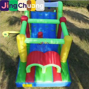Grandes installations de jeux gonflables en PVC pour enfants : lit de saut ludique et structure gonflable d'extension d'entrée pour enfants - Product Image 4