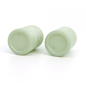 Envase Cosmético Redondo Ecológico de 30 ml, Botella de Vidrio Esmerilado Vacía para Suero Facial, Loción, Base de Maquillaje, con Bomba Dosificadora - Product Image 6