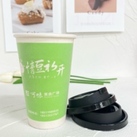 Tasse à dessert en plastique mousse à paroi unique de 16 oz allant au micro-ondes, logo personnalisé, café jetable, compost, vin, boissons gazeuses