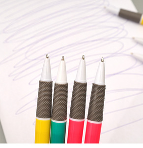 Office Supplies Colored Push-Button Ballpoint <b>Pen</b> Plastic Bullet Tip Blue 0.7mm Ballpoint <b>Pen</b> - Product Image 3