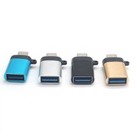 On the go USB3.1 USB C vers USB A adaptateur mâle vers femelle USB 3.0 femelle vers type-c OTG mâle connecteur avec porte-clés