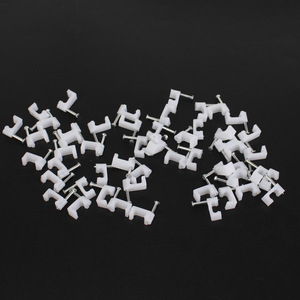 Ventes directes du fabricant Multipurpose Cable Management Pince en plastique Porte-<span class=keywords><strong>fil</strong></span> électrique Circle Cable Clips - Product Image 3