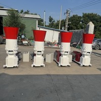 Nouvelle machine à granulés de type 400 avec matrice annulaire pour ligne de production de litière pour chat, 3 tonnes/heure, pour son de blé, poulet, canard, porc, garantie 1 an