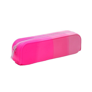 Étui à crayons en silicone couleur macaron, trousse à crayons de papeterie, étui à crayons portable et mignon - Product Image 2