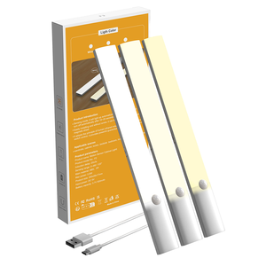 USB充電式LEDモーションセンサーナイトライト屋内スマートワイヤレス磁気壁階段ランプスマートホーム用 - Product Image 2