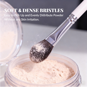 Bàn Chải Bằng Gỗ Xử Lý Glitz Glam Chất Lượng Cao Biểu Tượng Tùy Chỉnh Cá Nhân Số Lượng Lớn Phụ Nữ Bạc Vegan Eyeshadow Trang Điểm Sang Trọng Bàn Chải Thiết Lập - Product Image 2