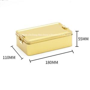 180*110*55mm bánh dứa hộp sắt bao bì kẹo cưới cầm tay Hộp Quà Tặng Tiramisu thực phẩm khóa hộp sắt bao bì - Product Image 6