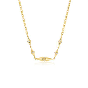 Gemnel Wholesale Silver 925 Gothic <b>Rivet</b> Necklace Punk Silver Tassel Necklace Collarbone Chain Fashion Jewelry Gift - Product Image 1