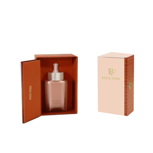 Tiroir en carton noir de luxe de 50ml, échantillon de papier extractible, conception vide, emballage de boîte de parfum cadeau pour parfum - Product Image 5