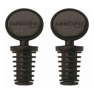Juego de tapones para botellas 2 piezas SOMMELIER Negro 16006X - Product Image 1