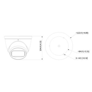 * Presa * DAHUA DH-HAC-HDW1801T-Z 4K 8MP telecamera analogica cupola 2.7-13.5mm obiettivo varifocale motorizzato IP67 12V IR bulbo oculare - Product Image 1
