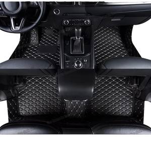 Alfombrillas de Coche de Cuero Genuino Antideslizantes y Personalizables, Alfombras Interiores para Coche Inodoras, Impermeables y Resistentes al Desgaste, Material XPE - Product Image 1