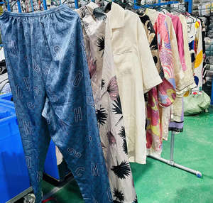 热卖高档二手夏季真丝睡衣高品质成人二手服装批发女装混包 - Product Image 5