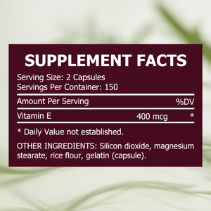 Gélules de vitamine E OEM ODM avec vitamine E pour soutenir la fonction immunitaire, améliorer le teint et fournir des antioxydants - Product Image 2