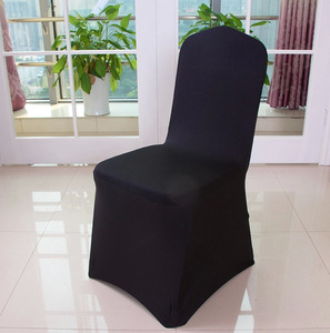 Cheap Universal Wedding White <strong>Chair</strong> <strong>Cover</strong> for Banquet Hotel Dining Party - Product Image 4