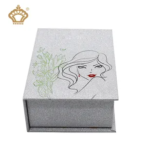 Supplier Custom Logo Popular Salon Hair Extension Human Wig Hairdressing Tool Packaging and Display Paper Box