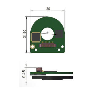 RS485 중공 샤프트 로터리 인코더 절대 인코더 배터리 - Product Image 2
