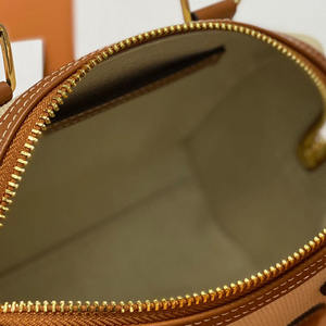 Bolso de Hombro Vintage para Mujer, de Lona y Cuero, Estilo Bowling, Bolsos de Diseño para Dama - Product Image 5