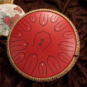 Hluru 15 notas 14 "Tambor <span class=keywords><strong>de</strong></span> lengua <span class=keywords><strong>de</strong></span> acero tanque tambor curación percusión instrumentos musicales tambores etéreos fácil <span class=keywords><strong>de</strong></span> jugar - Product Image 6