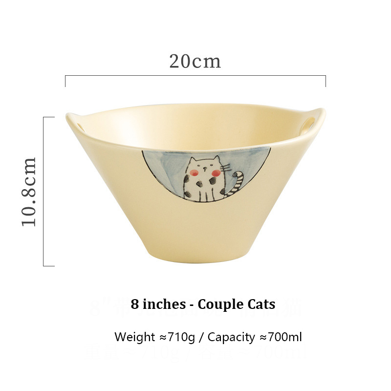 8 pulgadas-Pareja Gatos