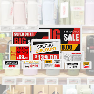 Étiquettes de prix numériques, kit de démonstration d'étiquettes électroniques pour étagères (ESL) pour supermarchés, quatre couleurs - Product Image 5