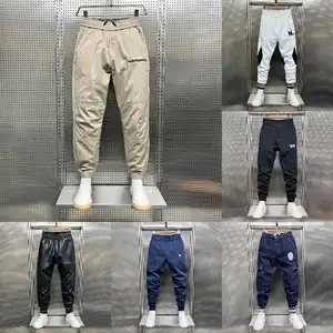 Summer new men's casual pants cotton fiber material high elastic fine belt pant head