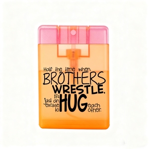 Flacon pulvérisateur de <span class=keywords><strong>poche</strong></span> rechargeable de 20 ml en PET pour désinfectant à l'alcool et parfum, avec pompe pulvérisatrice, forme de carte de crédit, portable et réutilisable - Product Image 4