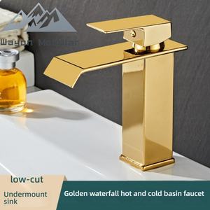 Robinet de lavabo de salle de bain en cascade avec noyau de valve en céramique de qualité supérieure Wayon pour une utilisation durable - Product Image 6