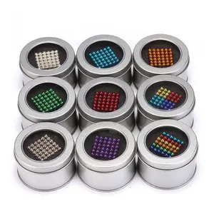 Big Size Rainbow Colorful Neodymium Magnetic Balls Colored Magnetic Balls