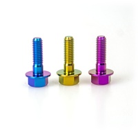 Boulon de roue en titane Torx DIN912 M10 x 50 pour moto, fourni par l'usine