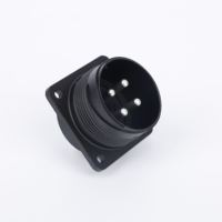 Module de prise d'alimentation aéronautique étanche 22-22P en cuivre, accessoires avec boîtier en alliage d'aluminium, 13A 3000V, pour machines aérospatiales