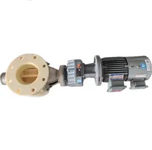 Nylon Lichaam Elektrische Luchtsluis Solenoïde Controle Uitlaatklep Roterende Feeder Roterende Klep