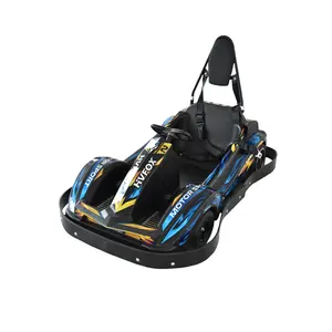 Go Karts eléctricos de alta velocidad para adultos y niños, máquina de volante y Pedal Karting para adolescentes
