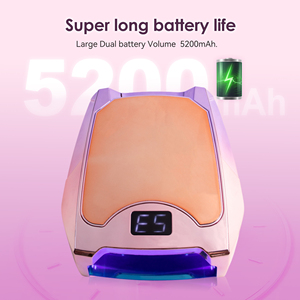 Lâmpada <span class=keywords><strong>UV</strong></span> LED Recarregável Profissional Yaqin 135W de Nível Salão, Logo Personalizado, 5200mAh Sem Fio, para Esmalte e Técnico de Unhas, Metal e Plástico - Product Image 3