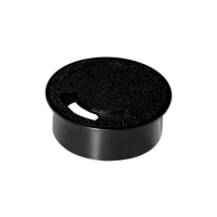 Boîtier de sortie de sol en ABS noir moderne, encastré, pour prise électrique, taille personnalisée, solution de câblage pour bureau