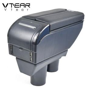 Vtear Cho Peugeot 301/Citroen <span class=keywords><strong>C</strong></span>-elysee Tay Vịn Bảng Điều Khiển Trung Tâm Nội Thất Hộp Đựng Phụ Kiện Trang Trí Tự<span class=keywords><strong>a</strong></span> Tay Xe Hơi - Product Image 3