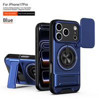 Étui de téléphone pliable avec béquille magnétique de protection de l'appareil photo coulissant Lichicase pour Itel A100C Étui coloré